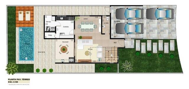 Casa à venda com 4 quartos, 210m² - Foto 2