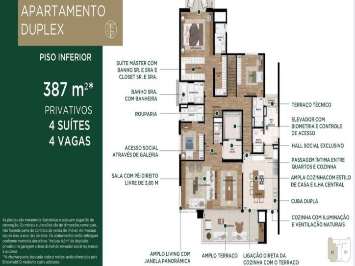 Cobertura à venda com 4 quartos, 387m² - Foto 6